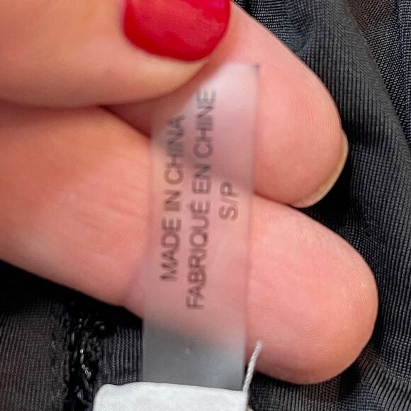 NEW Ramy Brook Women's Small Paula Sequined Tie Neck Halter Top Blouse Black - Picture 10 of 12